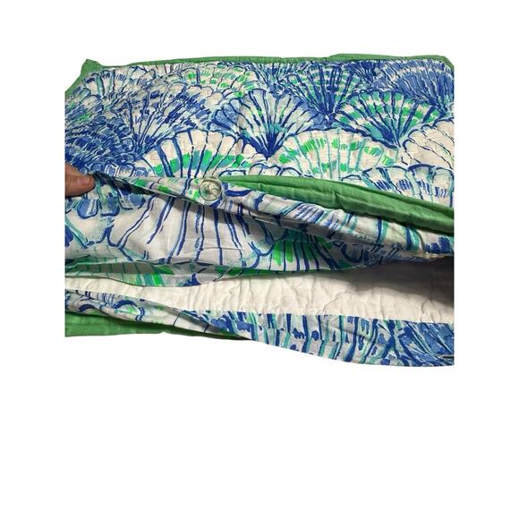 pottery barn x Lilly pulitzer Pillow Sham Standard Cotton 26x20 Single Oh Shello - Picture 3 of 4